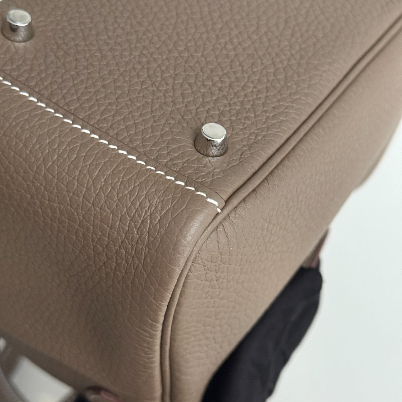 99新🆕 Hermès 愛馬仕 Mini Lindy 大象灰銀釦 一代-15