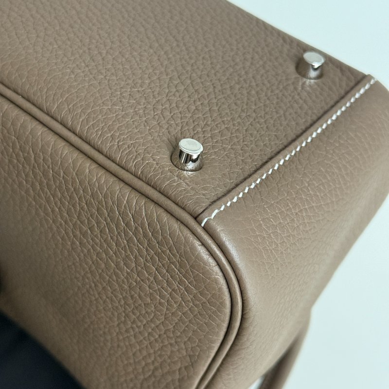 99新🆕 Hermès 愛馬仕 Mini Lindy 大象灰銀釦 一代-16