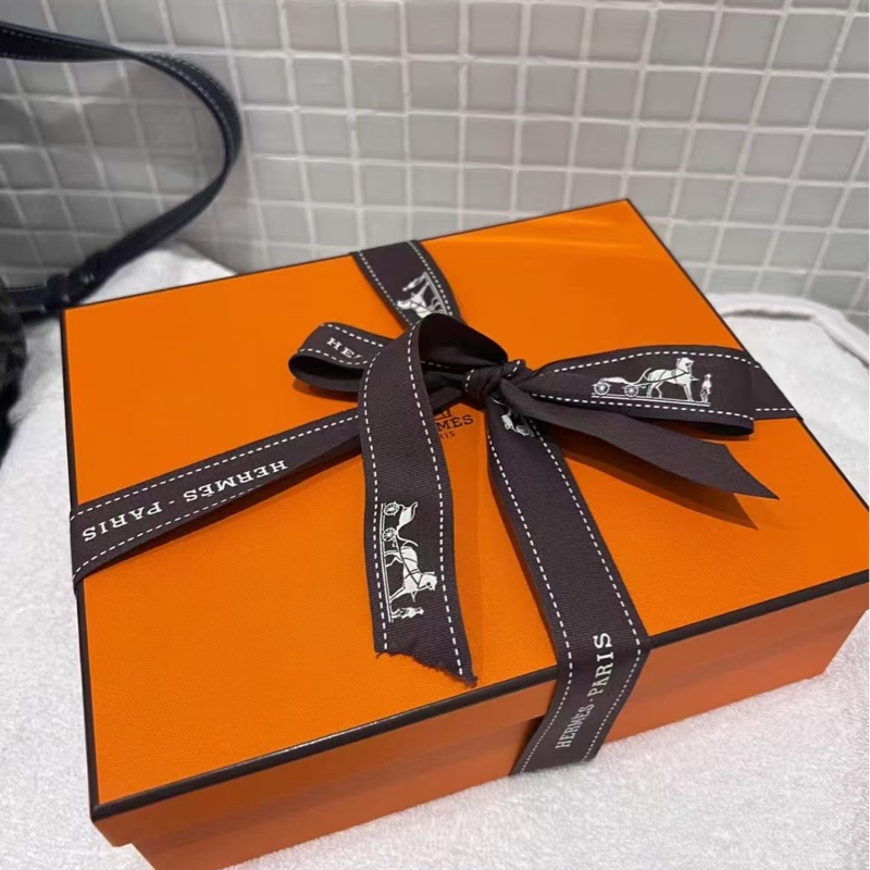 Hermes 全新閒置 mini evelyne大象灰/銀扣-2