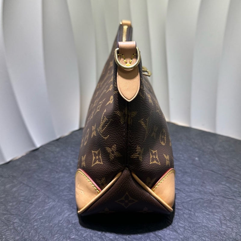 99新Louis Vuitton路易威登 經典老花boulogne黃牛角包，-2
