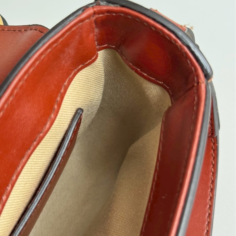98新🧡 Chloé C Bag Mini 橘棕色-16