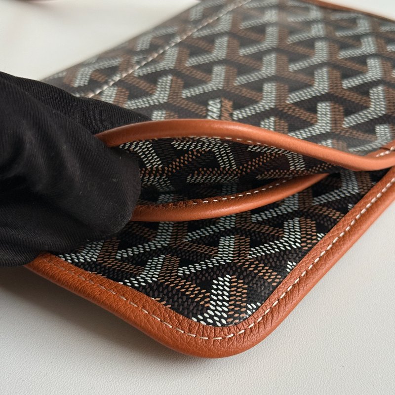 99新🆕 Goyard 戈雅 信封包 棕色-13