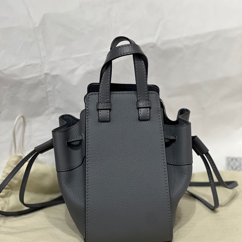 有購證！Loewe 羅意威 Hammock mini迷你吊床包 煙灰色-2