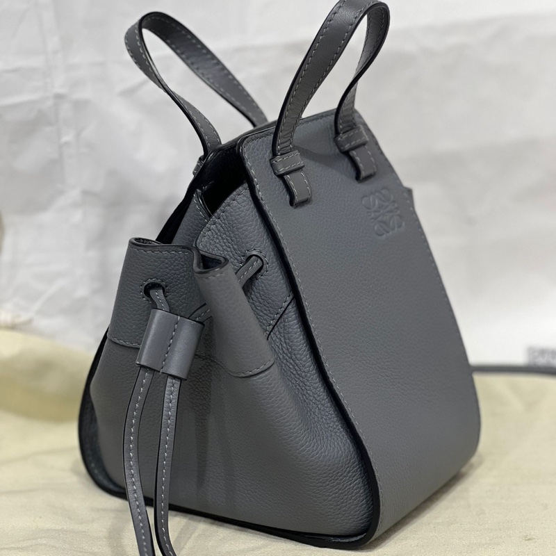 有購證！Loewe 羅意威 Hammock mini迷你吊床包 煙灰色-4