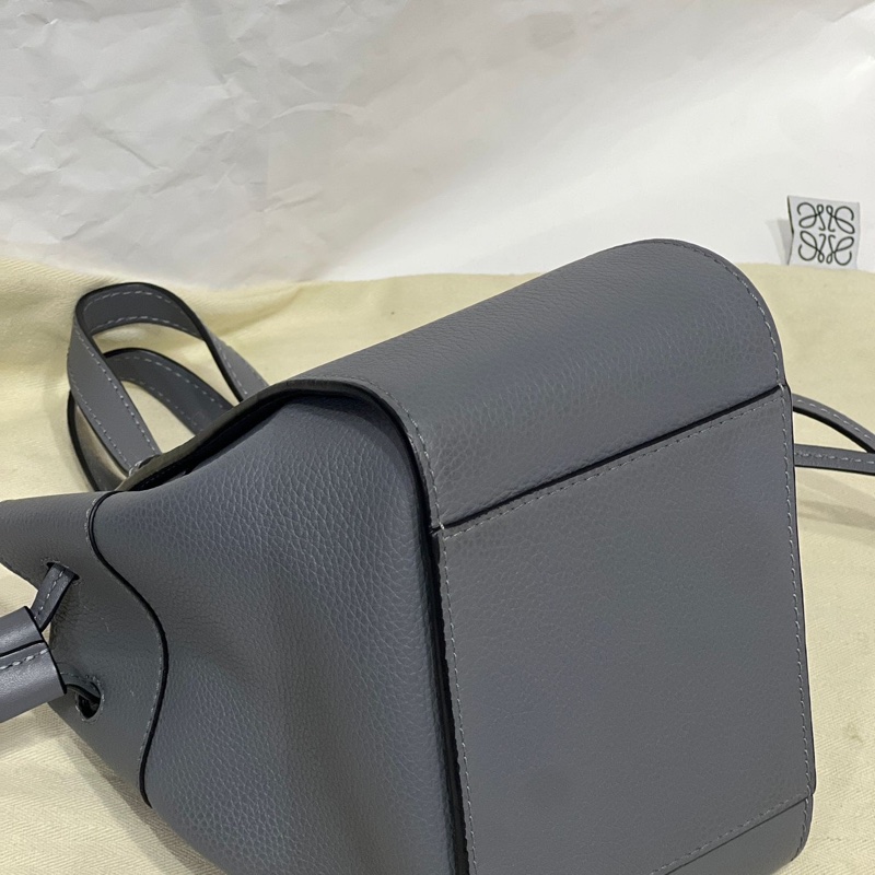 有購證！Loewe 羅意威 Hammock mini迷你吊床包 煙灰色-10