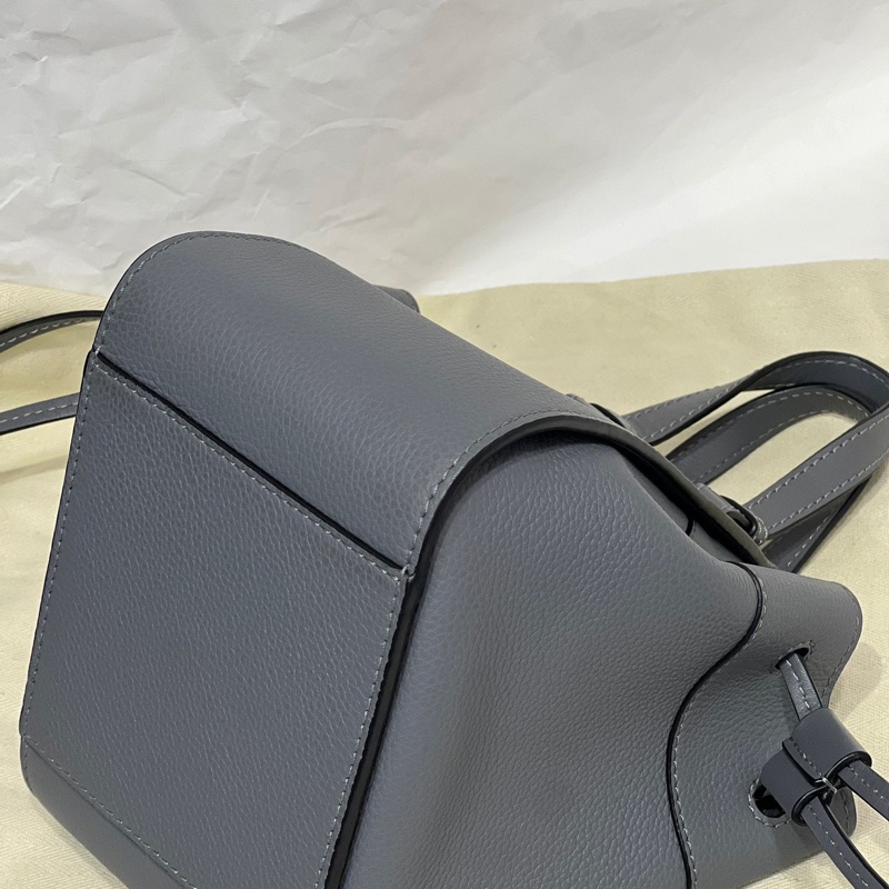 有購證！Loewe 羅意威 Hammock mini迷你吊床包 煙灰色-11