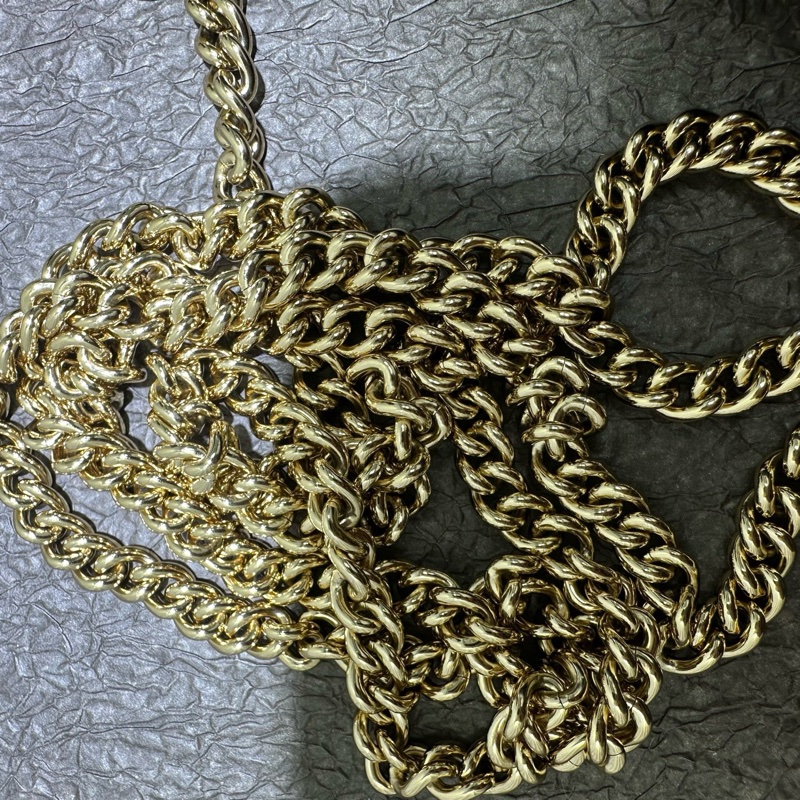 Gucci古馳 拼色mini 鏈條包 有龍蝦扣 單肩斜挎包 底 17-7