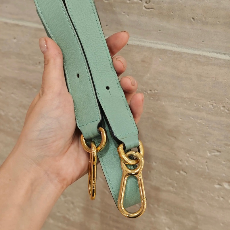 99新🆕Loewe/羅意威 puzzle中號幾何包 海水綠手提包斜背包❤️正品-5