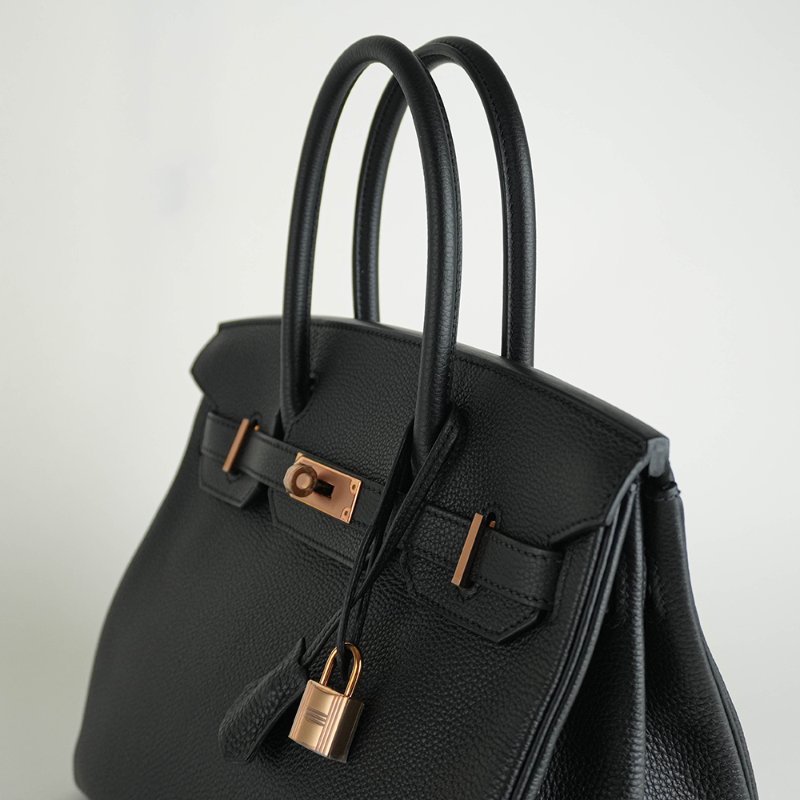 KÉSH 凱仕國際精品【Hermès 黑金天花板配置】HERMÈS Birkin 30 黑金鉑金包｜Black Togo 金釦｜Y 刻 2020 年｜愛馬仕 Birkin 30-10