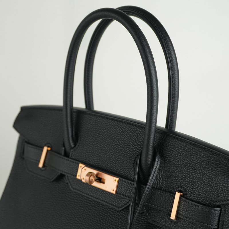 KÉSH 凱仕國際精品【Hermès 黑金天花板配置】HERMÈS Birkin 30 黑金鉑金包｜Black Togo 金釦｜Y 刻 2020 年｜愛馬仕 Birkin 30-11