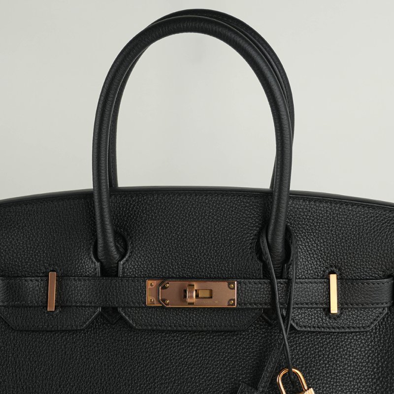 KÉSH 凱仕國際精品【Hermès 黑金天花板配置】HERMÈS Birkin 30 黑金鉑金包｜Black Togo 金釦｜Y 刻 2020 年｜愛馬仕 Birkin 30-12