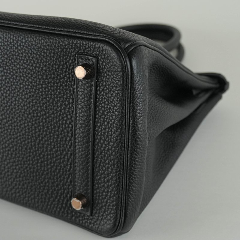KÉSH 凱仕國際精品【Hermès 黑金天花板配置】HERMÈS Birkin 30 黑金鉑金包｜Black Togo 金釦｜Y 刻 2020 年｜愛馬仕 Birkin 30-16