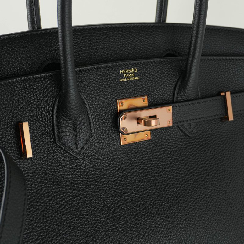 KÉSH 凱仕國際精品【Hermès 黑金天花板配置】HERMÈS Birkin 30 黑金鉑金包｜Black Togo 金釦｜Y 刻 2020 年｜愛馬仕 Birkin 30-21