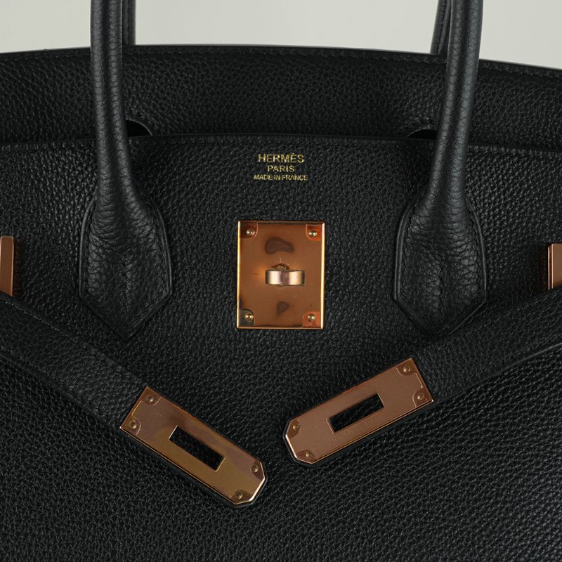 KÉSH 凱仕國際精品【Hermès 黑金天花板配置】HERMÈS Birkin 30 黑金鉑金包｜Black Togo 金釦｜Y 刻 2020 年｜愛馬仕 Birkin 30-22