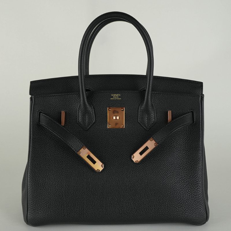 KÉSH 凱仕國際精品【Hermès 黑金天花板配置】HERMÈS Birkin 30 黑金鉑金包｜Black Togo 金釦｜Y 刻 2020 年｜愛馬仕 Birkin 30-23