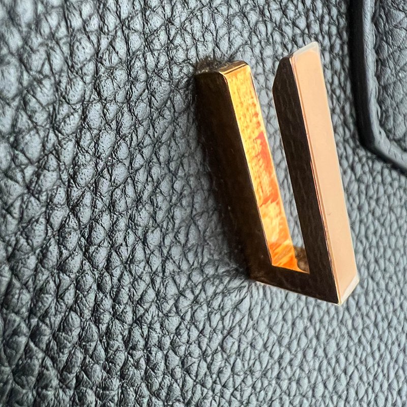 KÉSH 凱仕國際精品【Hermès 黑金天花板配置】HERMÈS Birkin 30 黑金鉑金包｜Black Togo 金釦｜Y 刻 2020 年｜愛馬仕 Birkin 30-26