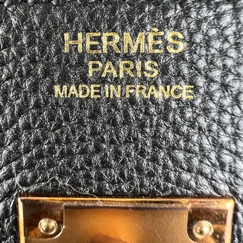 KÉSH 凱仕國際精品【Hermès 黑金天花板配置】HERMÈS Birkin 30 黑金鉑金包｜Black Togo 金釦｜Y 刻 2020 年｜愛馬仕 Birkin 30-27