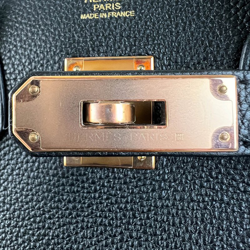 KÉSH 凱仕國際精品【Hermès 黑金天花板配置】HERMÈS Birkin 30 黑金鉑金包｜Black Togo 金釦｜Y 刻 2020 年｜愛馬仕 Birkin 30-31