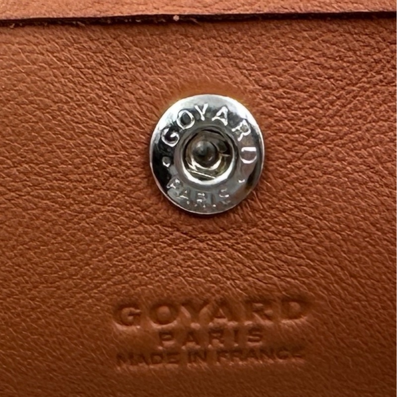 實照拍攝全新自售附購證 GOYARD 雙面皮革包 Anjou PM小號包-12
