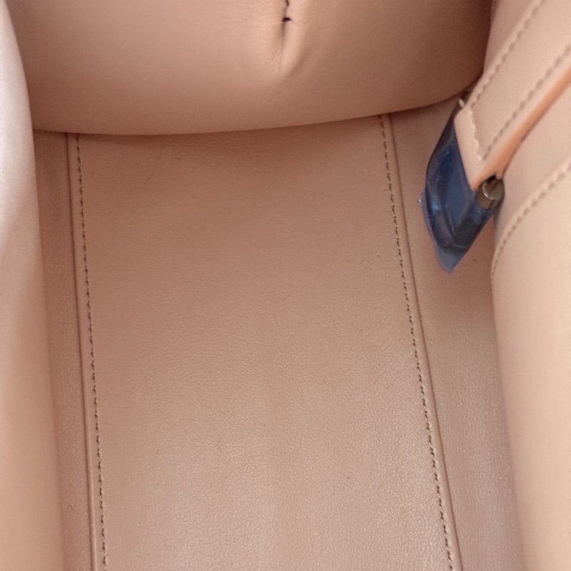 98新🖤 Delvaux Brilliant 中號 黑色黑釦 內裡三拼色配粉色滾邊背帶🩷-13