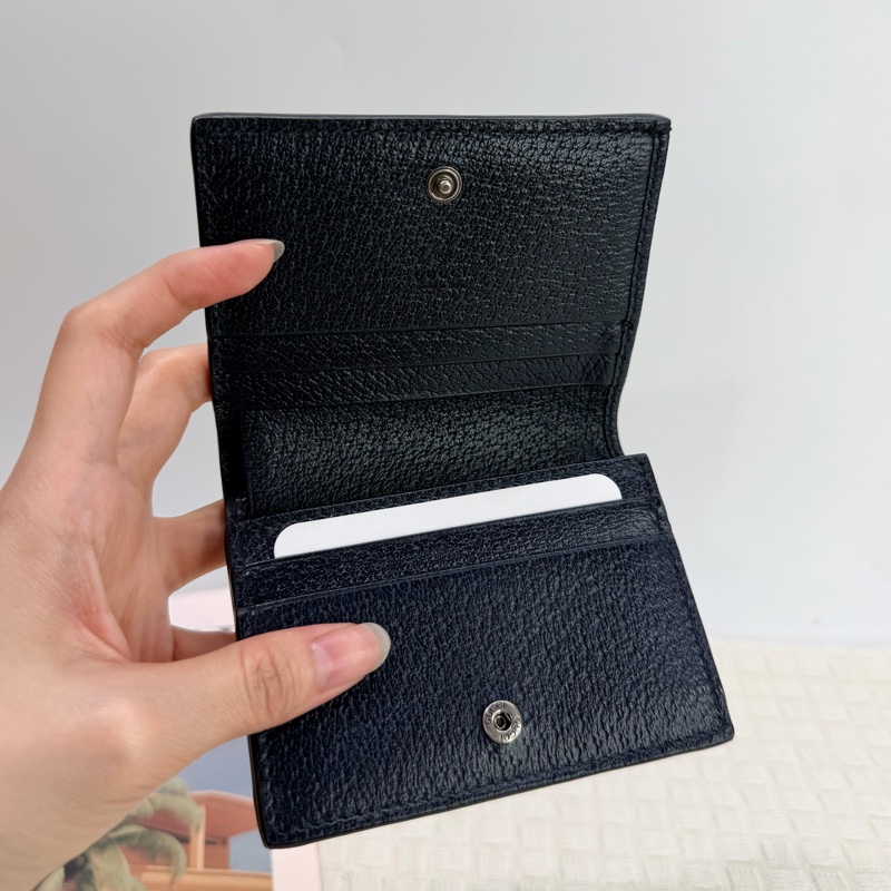 Gucci PVC藍邊Ophidia Mini 短夾-6