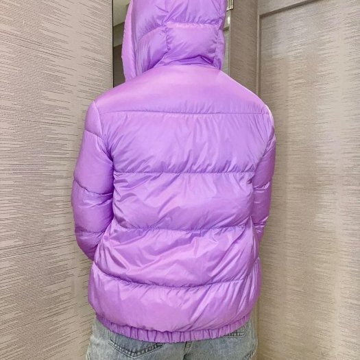 💎Han's house精品服飾💎 moncler AXELIA 羽絨 連帽 外套 紫 現貨 青年款-7