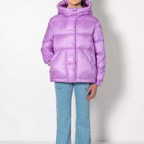 💎Han's house精品服飾💎 moncler AXELIA 羽絨 連帽 外套 紫 現貨 青年款-8