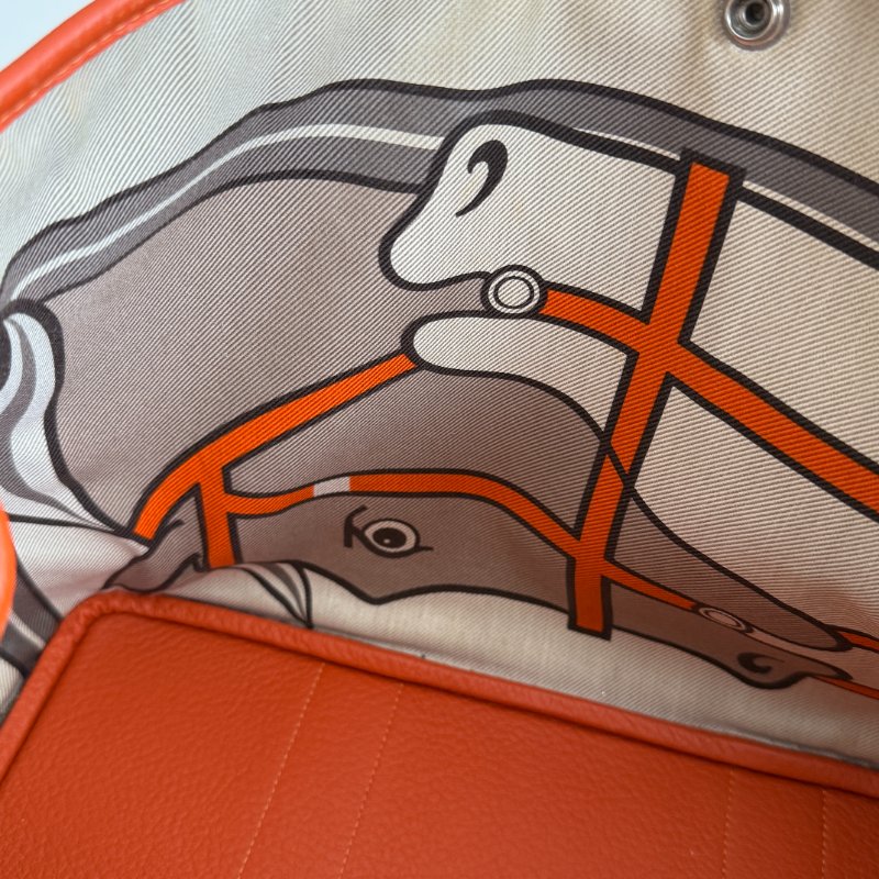 95新🧡 Hermès 愛馬仕 Garden Party 36 橘色 (內裡特殊圖層)-13