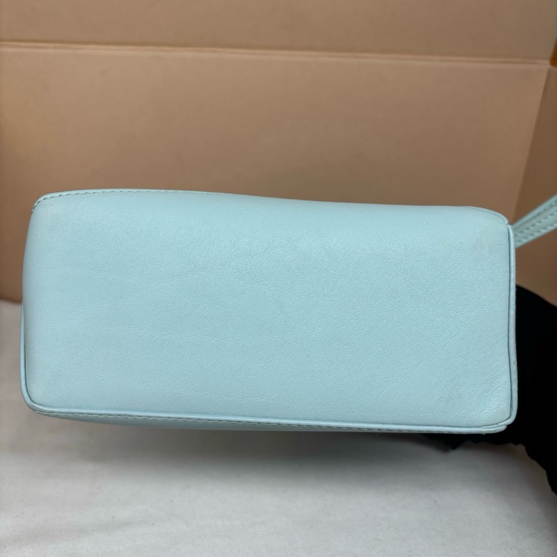 98新羅意威Loewe Puzzle mini幾何手提包斜背包單肩包 銀色五金❤️正品-3