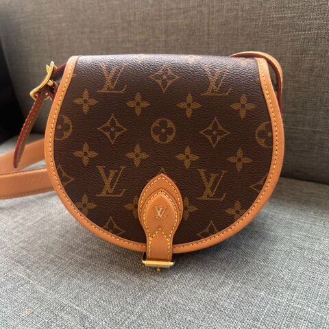 LV Tambourin 老花馬鞍包