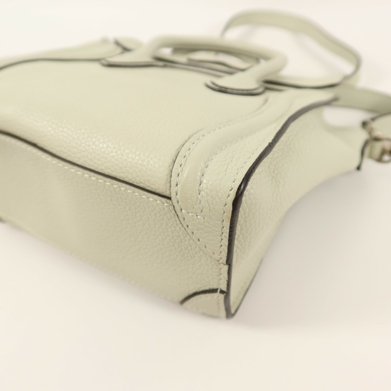 CELINE 牛皮皮革Nano Luggage手挽肩背兩用袋-7