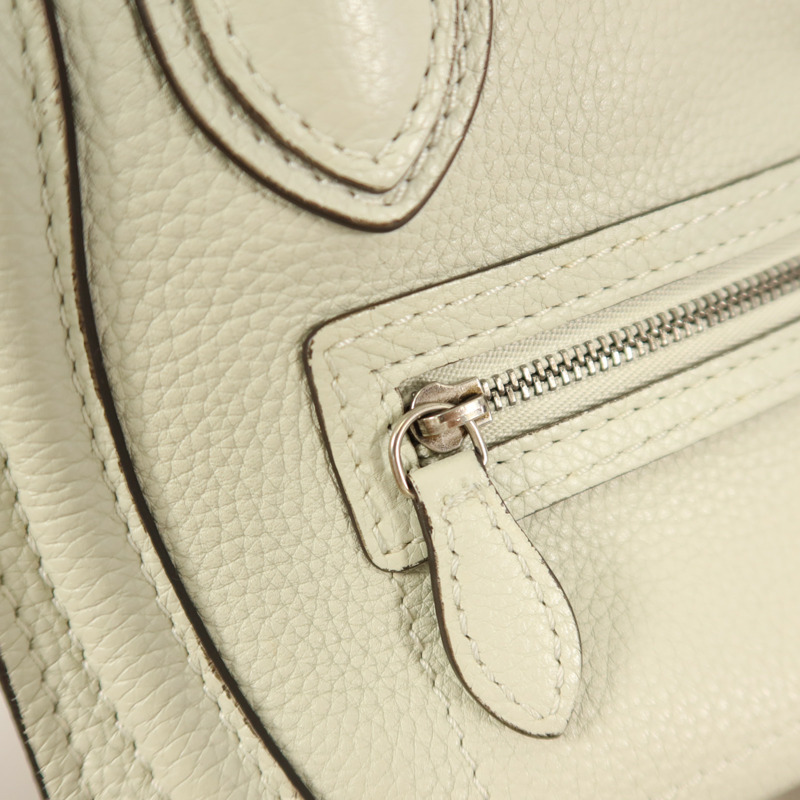 CELINE 牛皮皮革Nano Luggage手挽肩背兩用袋-10