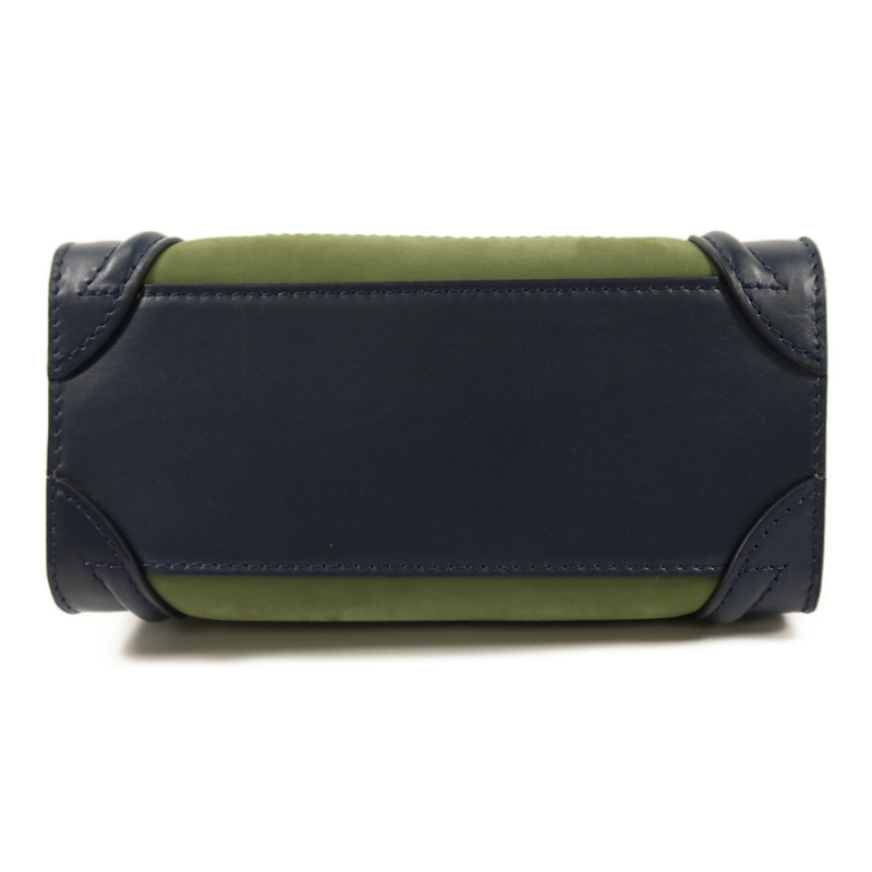 CELINE 麂皮/牛皮皮革Nano Luggage手挽肩背兩用袋-3
