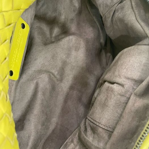 東區正精品㊣BV Bottega Veneta 鵝黃色羊皮編織拉鍊斜肩包側背包 RZ2765-3