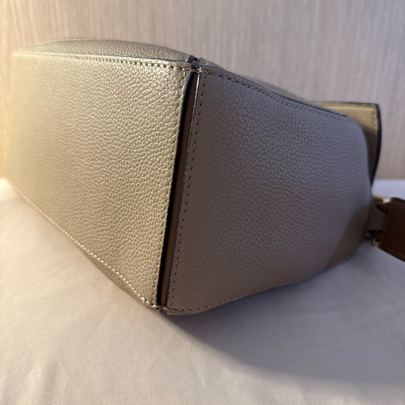 Loewe Puzzle Bag Small 沙色/拼色小號（經典百搭金釦）-8
