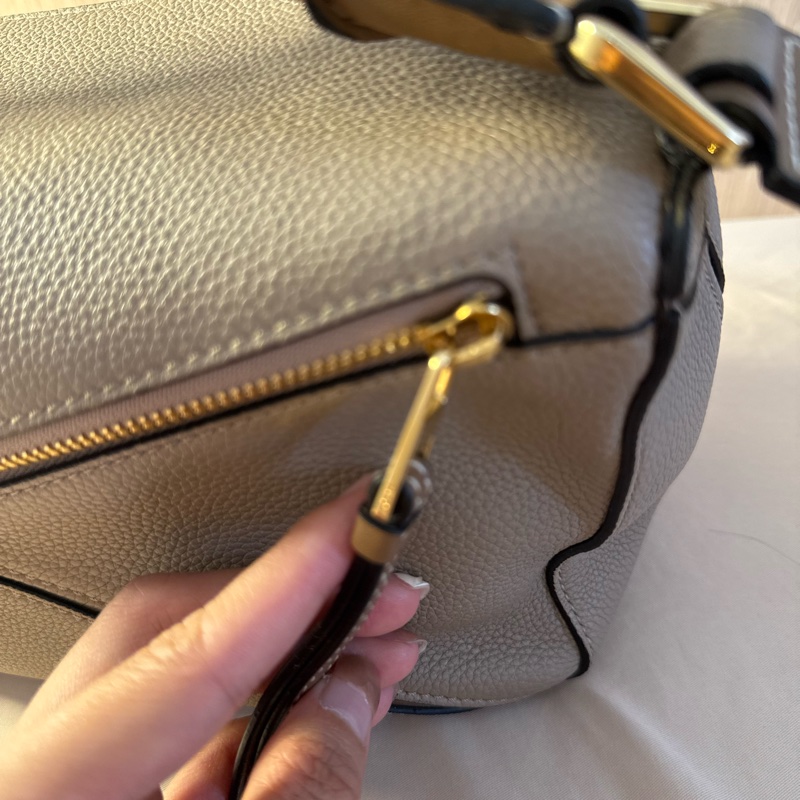 Loewe Puzzle Bag Small 沙色/拼色小號（經典百搭金釦）-13