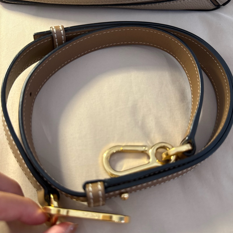 Loewe Puzzle Bag Small 沙色/拼色小號（經典百搭金釦）-14
