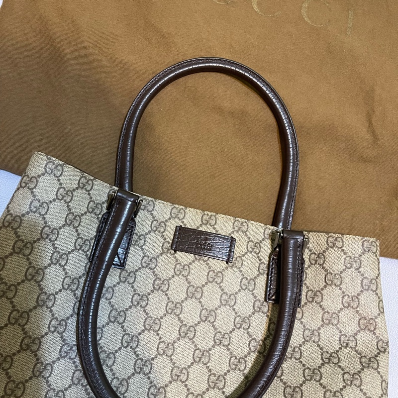 Gucci 經典 中性老花托特包35*35*13-7