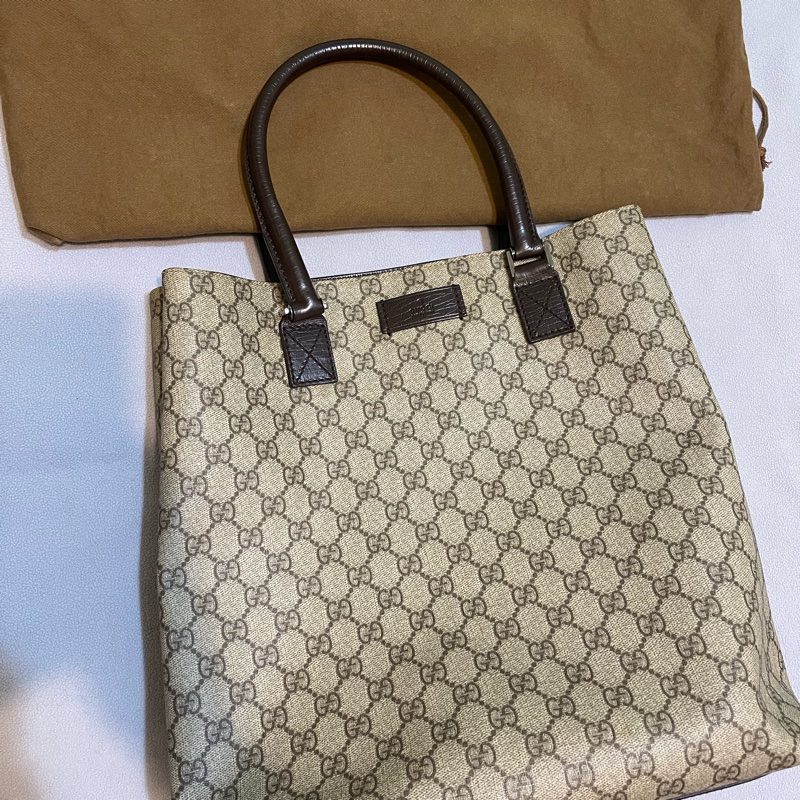 Gucci 經典 中性老花托特包35*35*13-8
