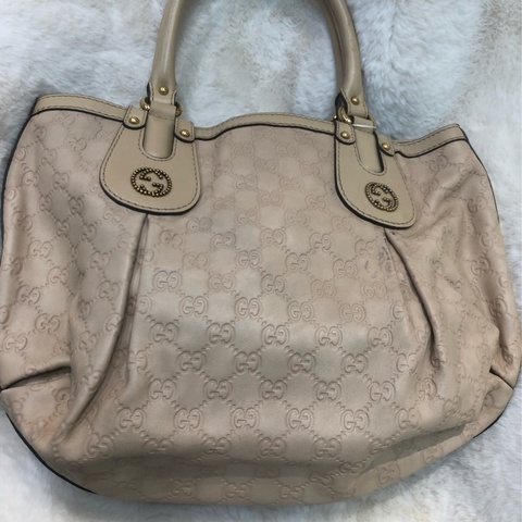Gucci 杏色上肩袋 Tote