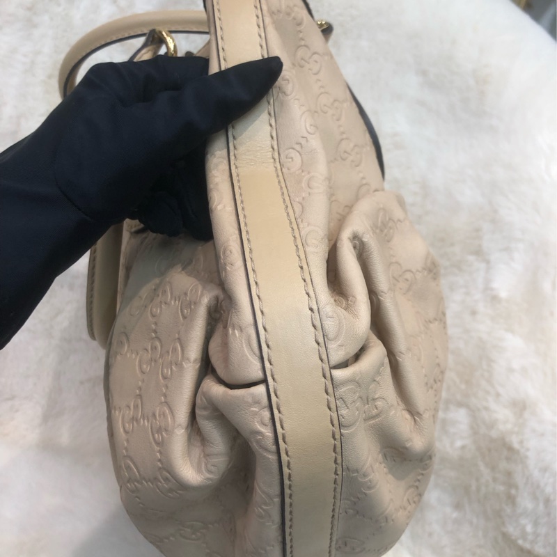 Gucci 杏色上肩袋 Tote-3