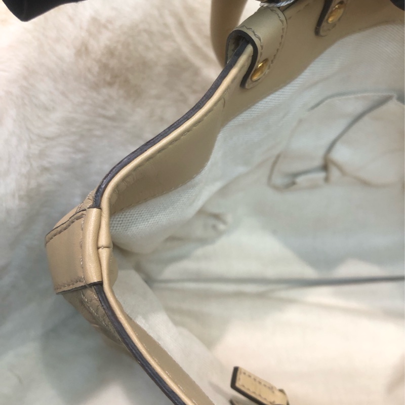 Gucci 杏色上肩袋 Tote-10