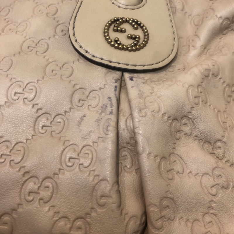 Gucci 杏色上肩袋 Tote-12