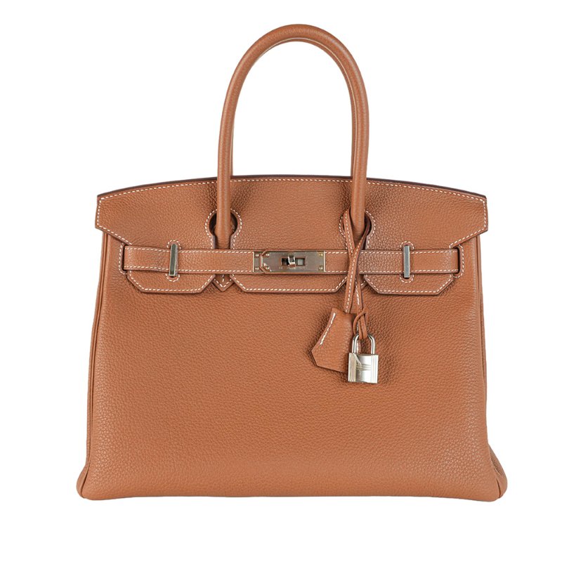 KÉSH 凱仕國際精品【Hermès 金棕銀釦天花板配置】HERMÈS Birkin 30 金棕銀釦鉑金包｜Gold Togo 銀釦｜Z 刻 2021 年｜愛馬仕 Birkin 30-0