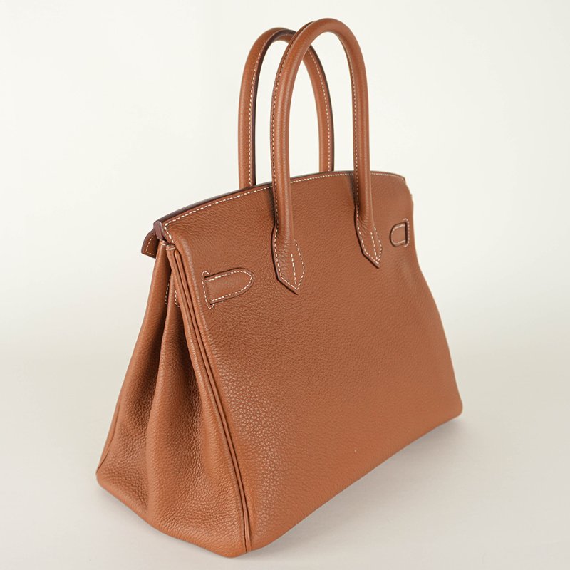 KÉSH 凱仕國際精品【Hermès 金棕銀釦天花板配置】HERMÈS Birkin 30 金棕銀釦鉑金包｜Gold Togo 銀釦｜Z 刻 2021 年｜愛馬仕 Birkin 30-3