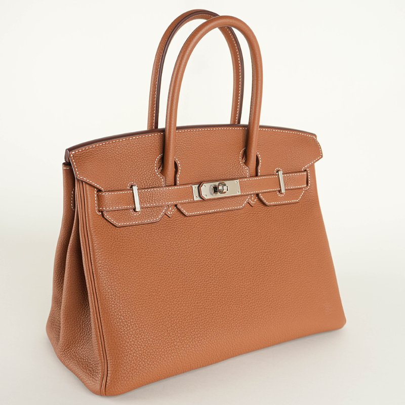 KÉSH 凱仕國際精品【Hermès 金棕銀釦天花板配置】HERMÈS Birkin 30 金棕銀釦鉑金包｜Gold Togo 銀釦｜Z 刻 2021 年｜愛馬仕 Birkin 30-10