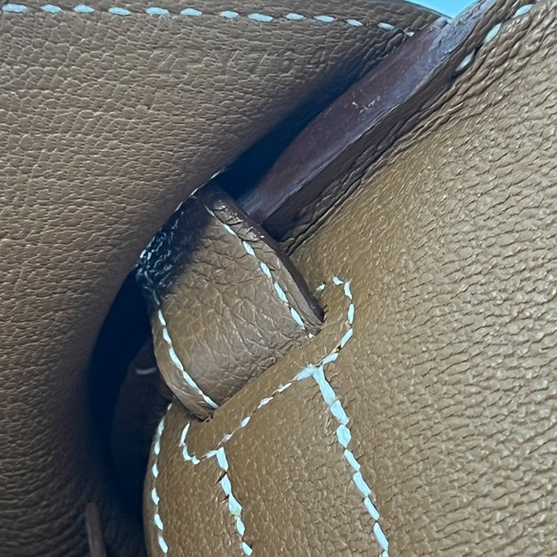 KÉSH 凱仕國際精品【Hermès 金棕銀釦天花板配置】HERMÈS Birkin 30 金棕銀釦鉑金包｜Gold Togo 銀釦｜Z 刻 2021 年｜愛馬仕 Birkin 30-25