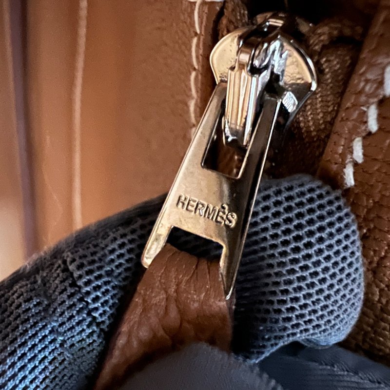 KÉSH 凱仕國際精品【Hermès 金棕銀釦天花板配置】HERMÈS Birkin 30 金棕銀釦鉑金包｜Gold Togo 銀釦｜Z 刻 2021 年｜愛馬仕 Birkin 30-27