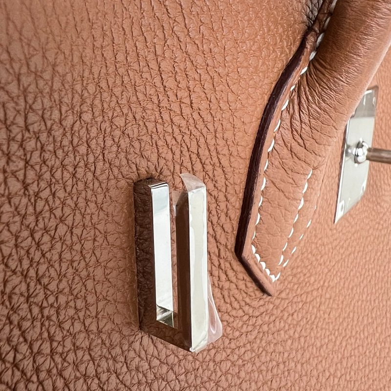 KÉSH 凱仕國際精品【Hermès 金棕銀釦天花板配置】HERMÈS Birkin 30 金棕銀釦鉑金包｜Gold Togo 銀釦｜Z 刻 2021 年｜愛馬仕 Birkin 30-28