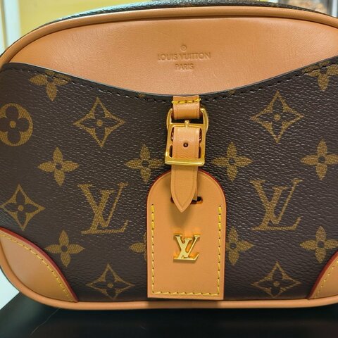 LV Louise Vuitton M45528 Monogram Deauville Mini肩背袋